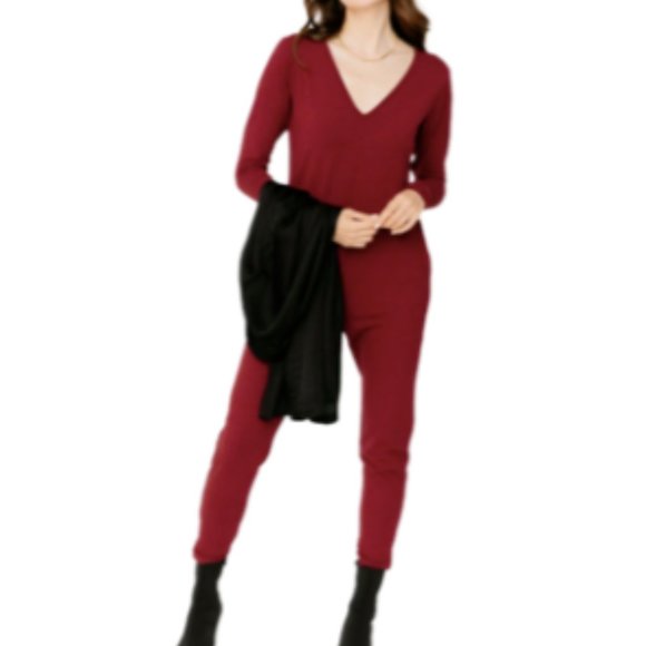 Smash + Tess - Burgundy Friday Romper - Picture 1 of 3